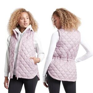 Athleta Whisper Featherless Quilted Vest Athleisure Outdoor Lilac - Medium Tall